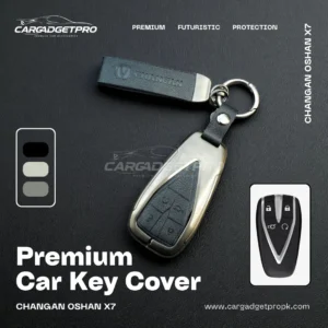 Premium Metal Leather Car Key Cover